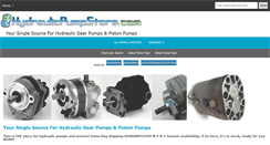 Desktop Screenshot of hydraulicpumpstore.com